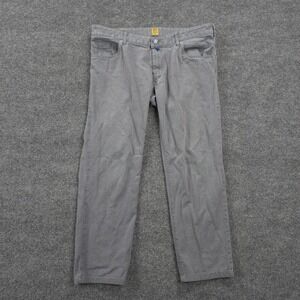 M5 Pants Mens 38x28 Grey Slim Meyer Hosen Stretch‎ Logo Casual Made In Romania